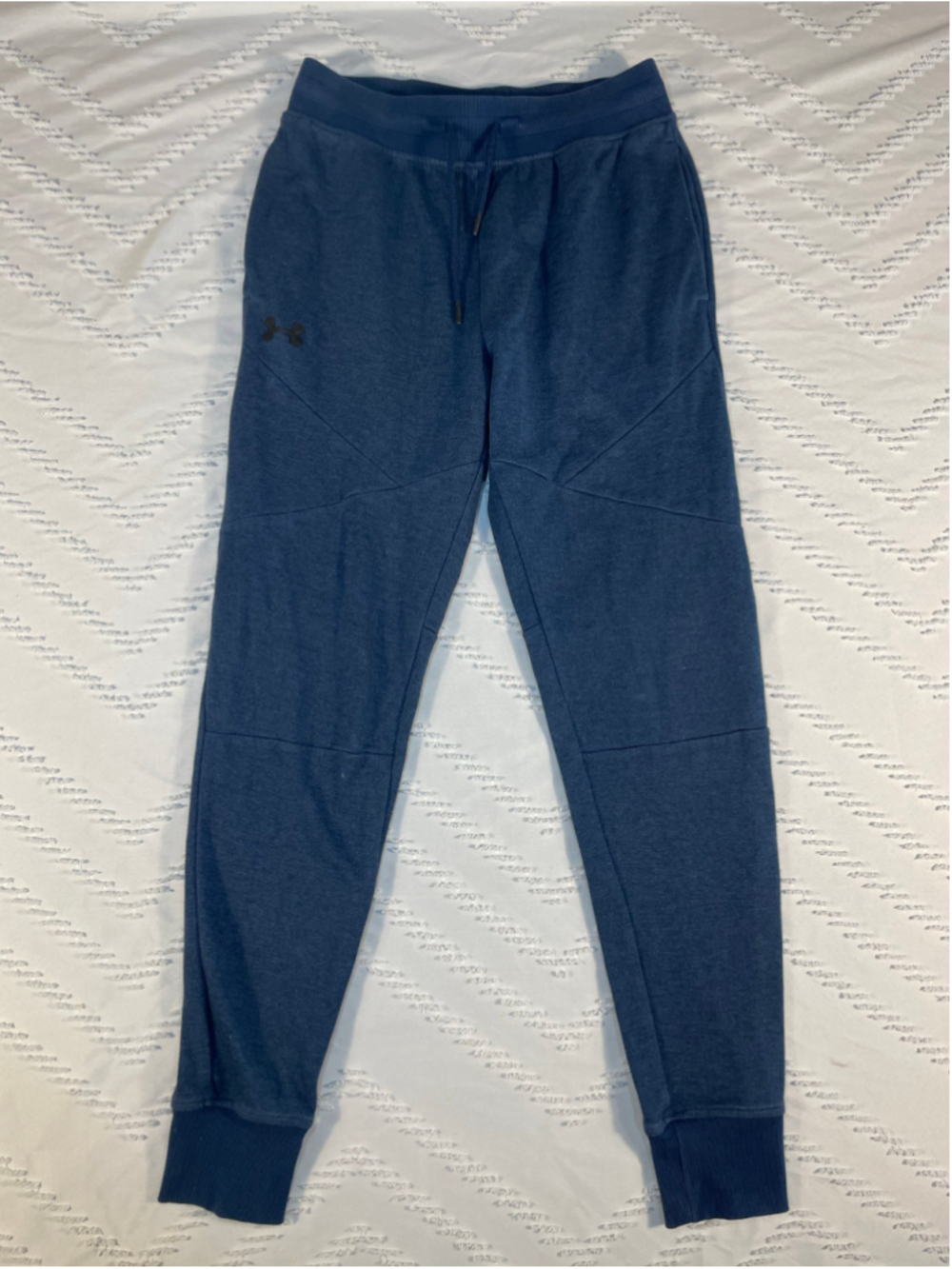 Men's Under Armour Joggers Size M Blue Fitted Sweatpants
